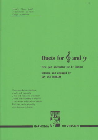 DUETS for Treble and Bass Clef