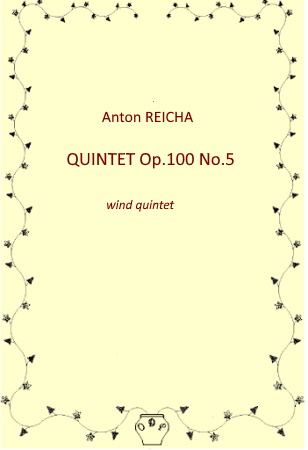 QUINTET Op.100 No.5 (score & parts)