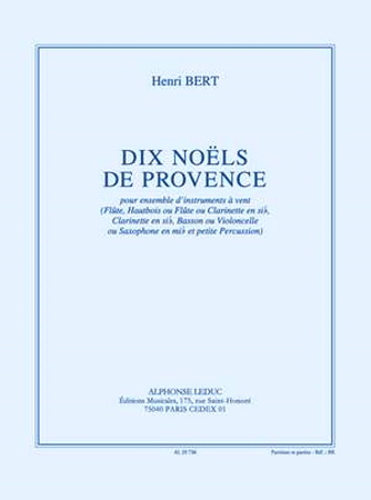 DIX NOELS DE PROVENCE score & parts