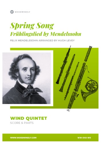 SPRING SONG Op.62 No.6 (score & parts)