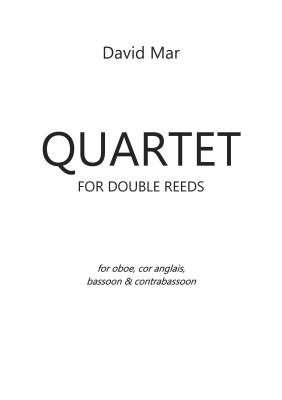 QUARTET for Double Reeds (score & parts)