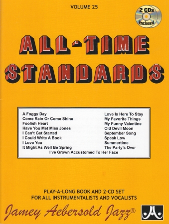 ALL-TIME STANDARDS Volume 25 + Online Audio