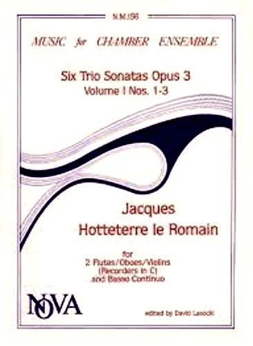 SIX TRIO SONATAS Op.3 Volume 1