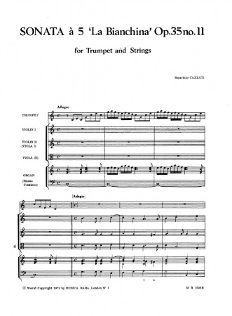 SONATA in C major Op.35 No.11, 'La Bianchina'
