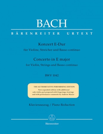 CONCERTO in E major, BWV 1042