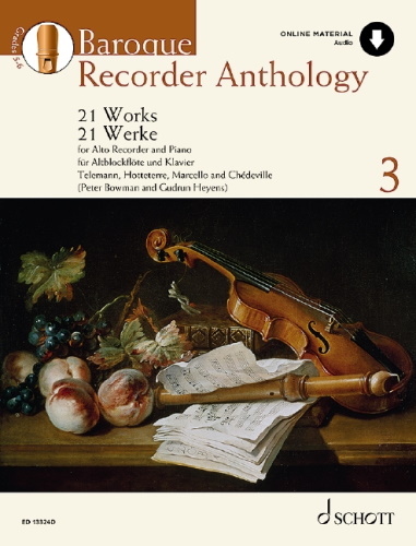 BAROQUE RECORDER ANTHOLOGY Volume 3 + Online Audio