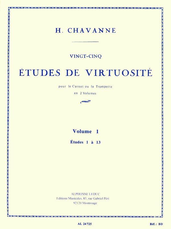 25 ETUDES DE VIRTUOSITE Volume 1