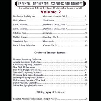 ESSENTIAL ORCHESTRAL EXCERPTS Volume 2