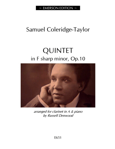QUINTET in F sharp minor Op.10 - Digital Edition