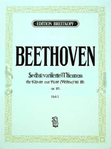 SIX THEMES WITH VARIATIONS Op.105 Volume 2