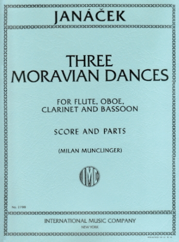 THREE MORAVIAN DANCES (score & parts)