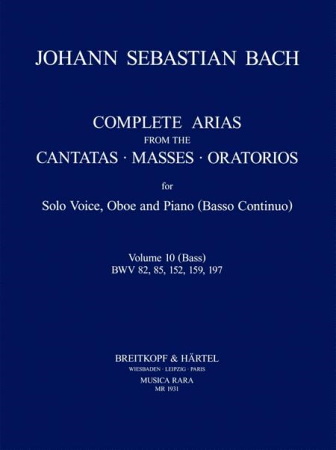 COMPLETE ARIAS & SINFONIAS Oboe Volume 10