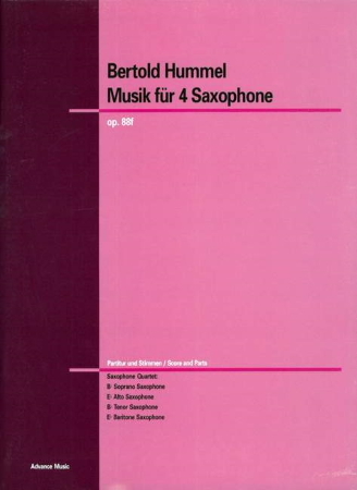 MUSIK FUR SAXOPHONE Op.88f