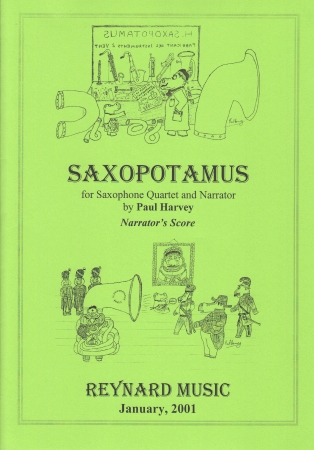 SAXOPOTAMUS with Narrator (score & parts)