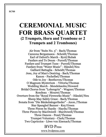 CEREMONIAL MUSIC for Brass Quartet