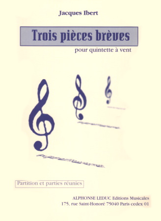 TROIS PIECES BREVES (score & parts)