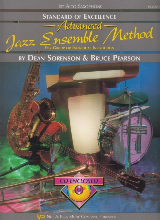 STANDARD OF EXCELLENCE Advanced Jazz Ensemble Method + CD 1st alto sax