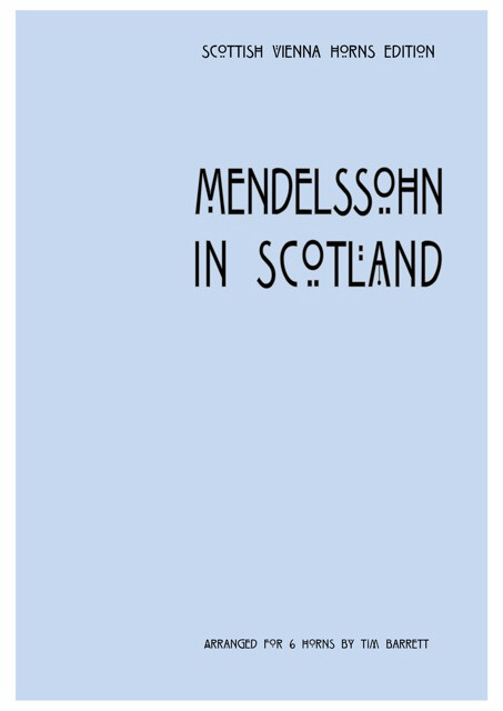MENDELSSOHN IN SCOTLAND score & parts