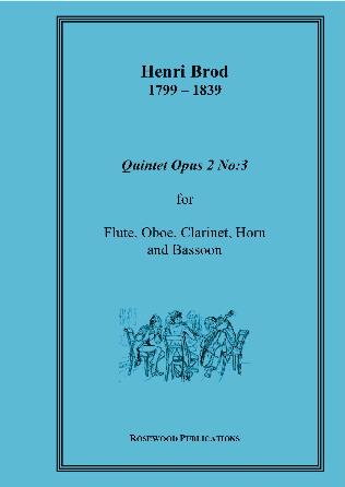 WIND QUINTET Op.2 No.3 (score & parts)
