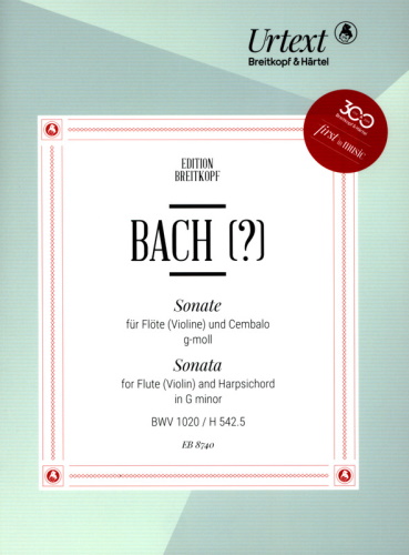 SONATA in G minor BWV1020/H.542.5