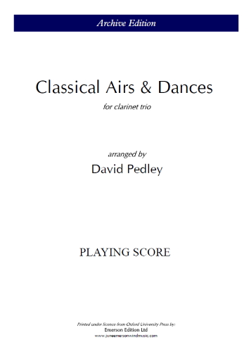 CLASSICAL AIRS & DANCES (playing score)