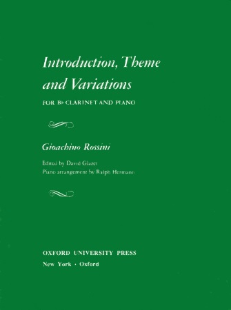 INTRODUCTION, THEME AND VARIATIONS