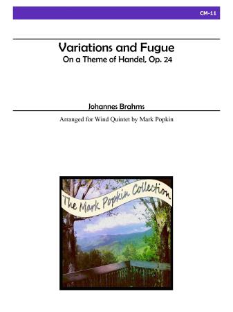 VARIATIONS AND FUGUE ON A THEME OF HANDEL Op.24 (score & parts)