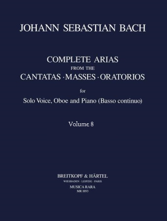 COMPLETE ARIAS & SINFONIAS Oboe: Volume 8