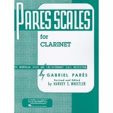 PARES SCALES FOR CLARINET