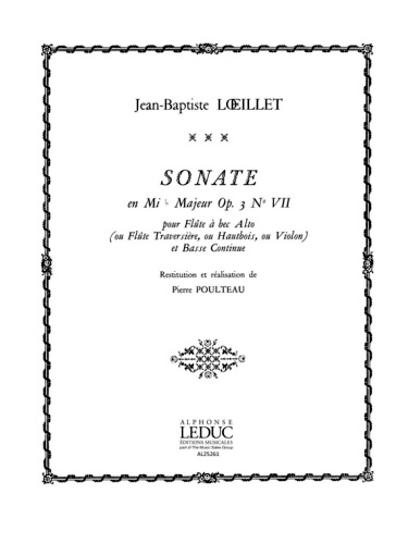 SONATA in Eb Op.3/7