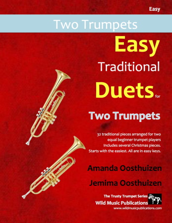 EASY TRADITIONAL DUETS for Two Trumpets