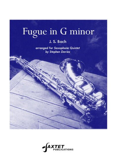FUGUE in G minor BWV542 (score & parts)