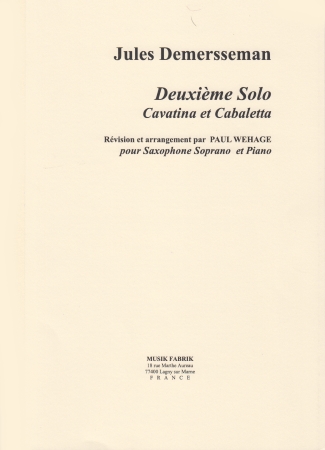 DEUXIEME SOLO Cavatina et Cabaletta
