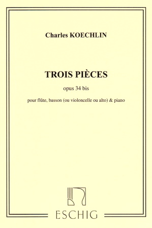 TROIS PIECES Op.34 bis