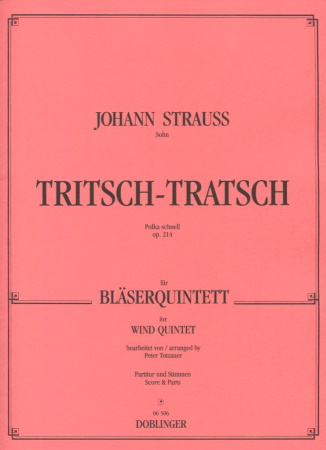 TRITSCH-TRATSCH POLKA Op.214 score & parts