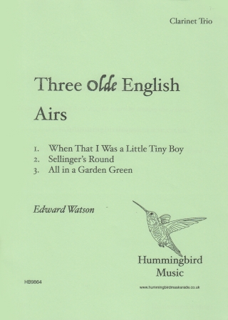 THREE OLDE ENGLISH AIRS (score & parts)