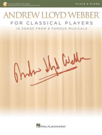 ANDREW LLOYD WEBBER FOR CLASSICAL PLAYERS + Online Audio