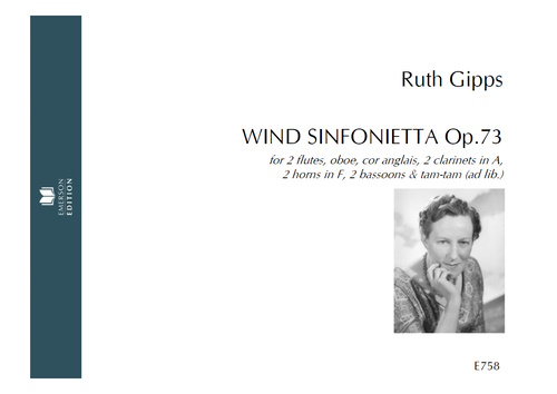 WIND SINFONIETTA Op.73 (score & parts)