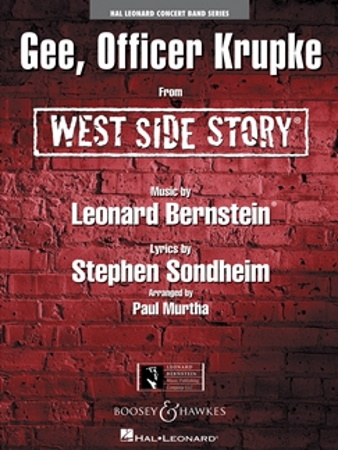 GEE, OFFICER KRUPKE (FROM WEST SIDE STORY) (score & parts)