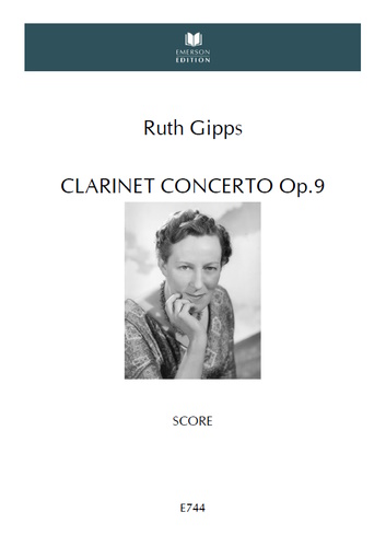 CLARINET CONCERTO Op.9 (A4 study score)