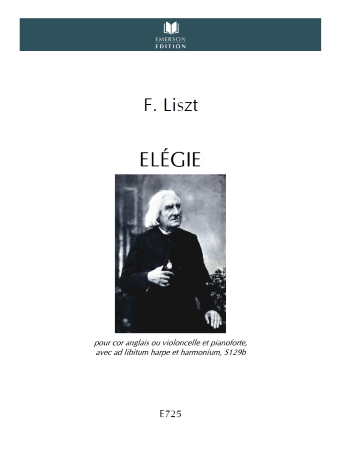 ELEGIE S.129b Harmonium part (ad libitum) - Digital Edition