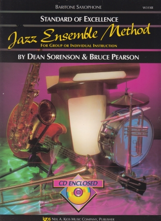 STANDARD OF EXCELLENCE Jazz Ensemble Method + CD Baritone Sax