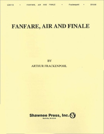 FANFARE, AIR & FINALE (score & parts)