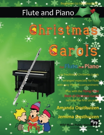 CHRISTMAS CAROLS for Flute & Easy Piano