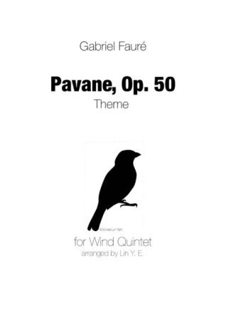 PAVANE Op.50, Theme (score & parts)