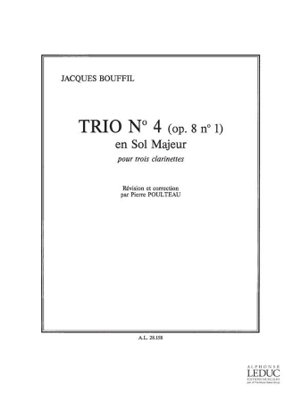 TRIO No.4 in G major Op.8 No.1 (score & parts)