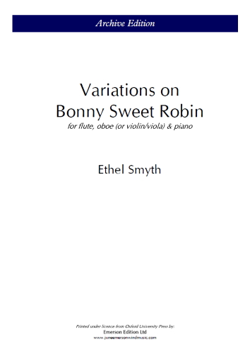 VARIATIONS on Bonny Sweet Robin (Ophelia's Song)