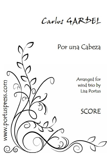 POR UNA CABEZA (score & parts)