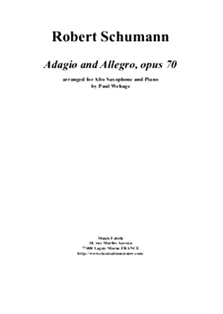 ADAGIO AND ALLEGRO Op.70