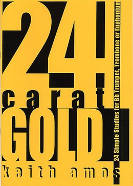 24 CARAT GOLD treble/bass clef